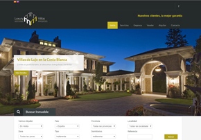 Web de la Agencia Inmobiliaria Magdalena Moreno Luxury Villas