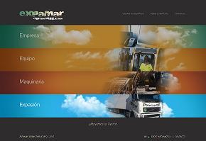 Web Expamar Obras Publicas S.L. 