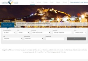 Web de la Agencia Inmobiliaria Magdalena Moreno